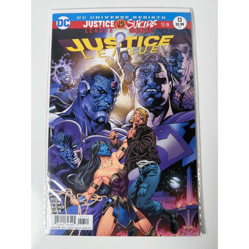 Justice League 13 2017 DC Rebirth Suicide Squad Tie-In Wonder Woman Eaton